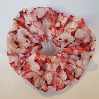 12 cm Pink Floral Scrunchie