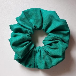 Handmade Green Scrunchie