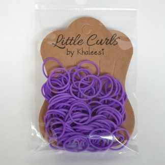 Small Elastic Hair Ties Purple